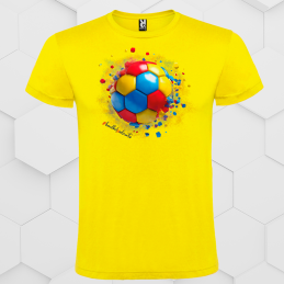 Tricou bbc rosu minge handbal