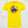 Tricou bbc rosu minge handbal